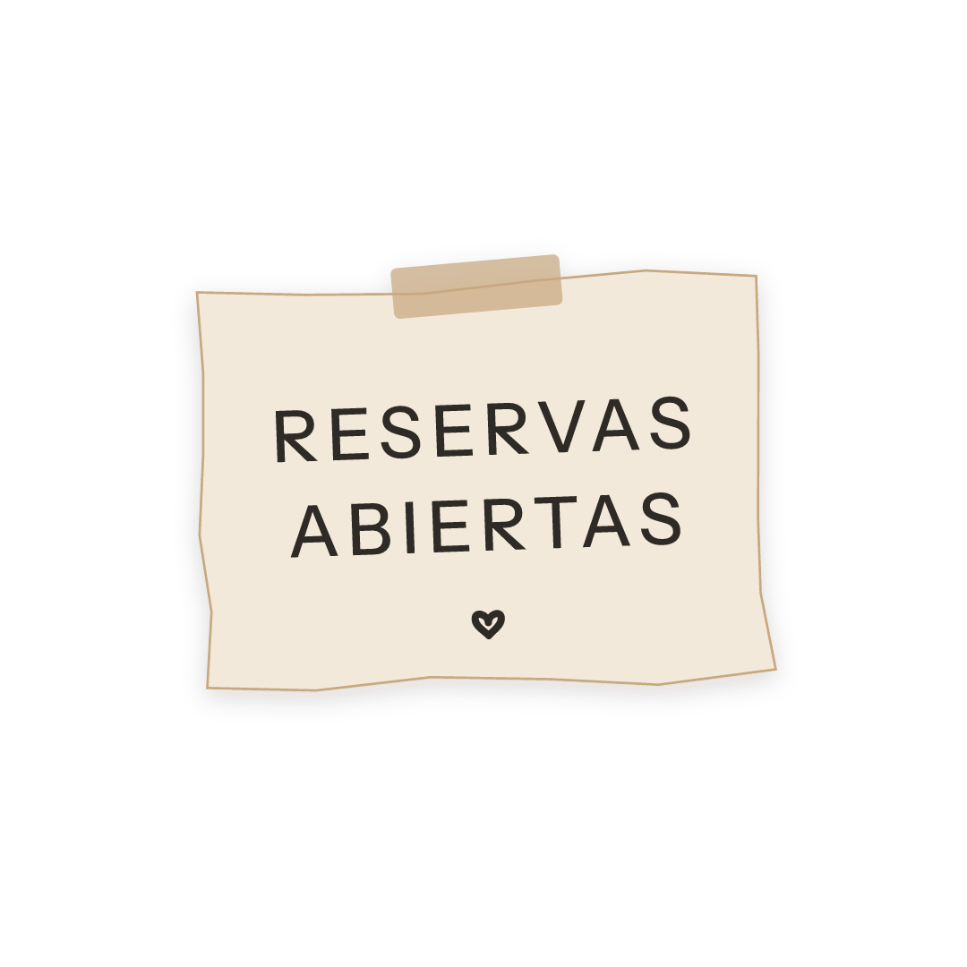 Sticker: reservas abiertas