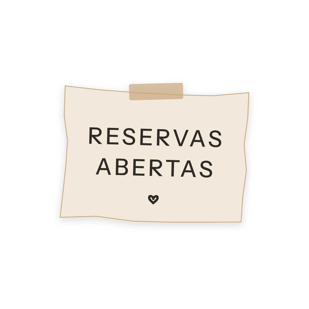 Sticker: reservas abertas