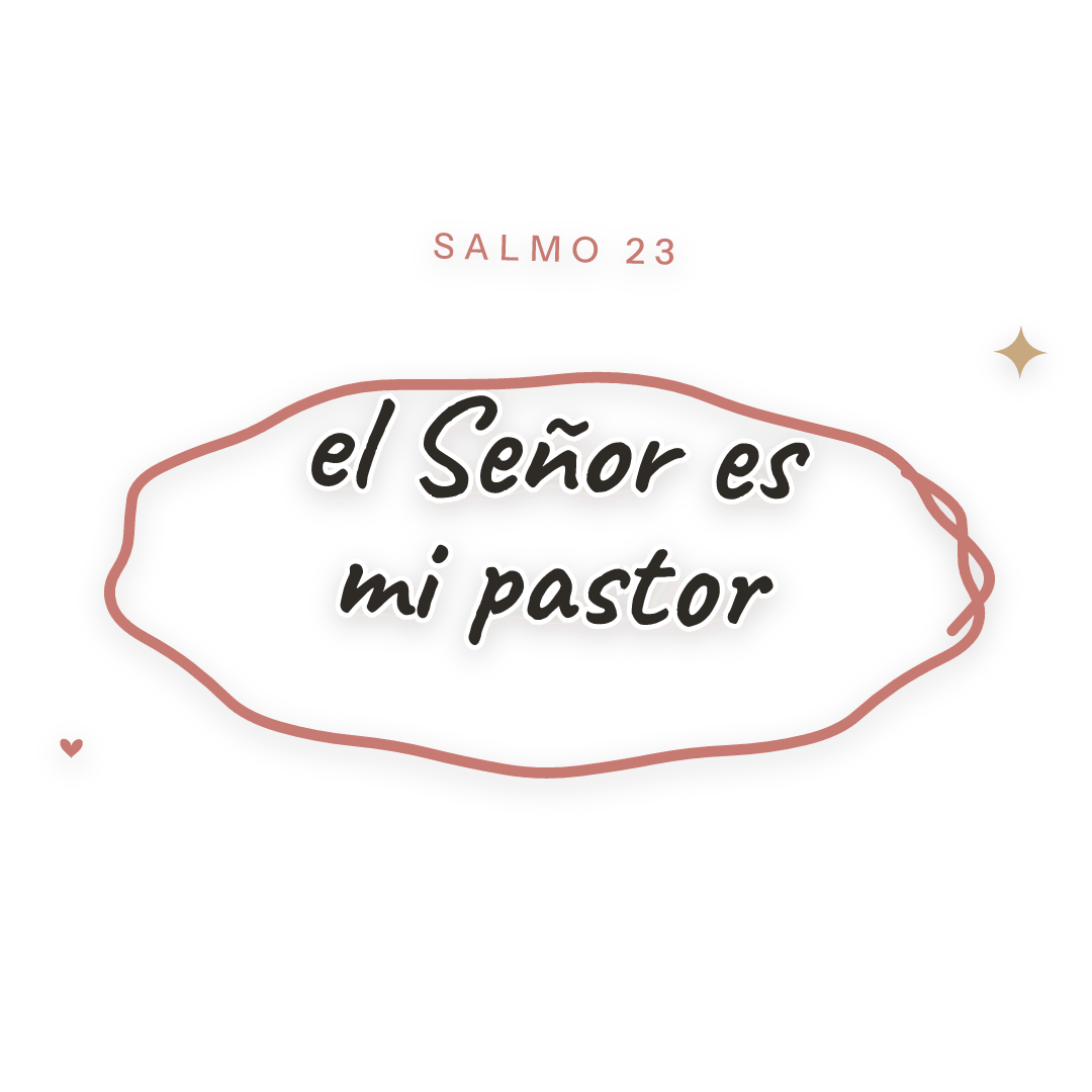 Sticker: Salmo 23 el Señor es mi pastor