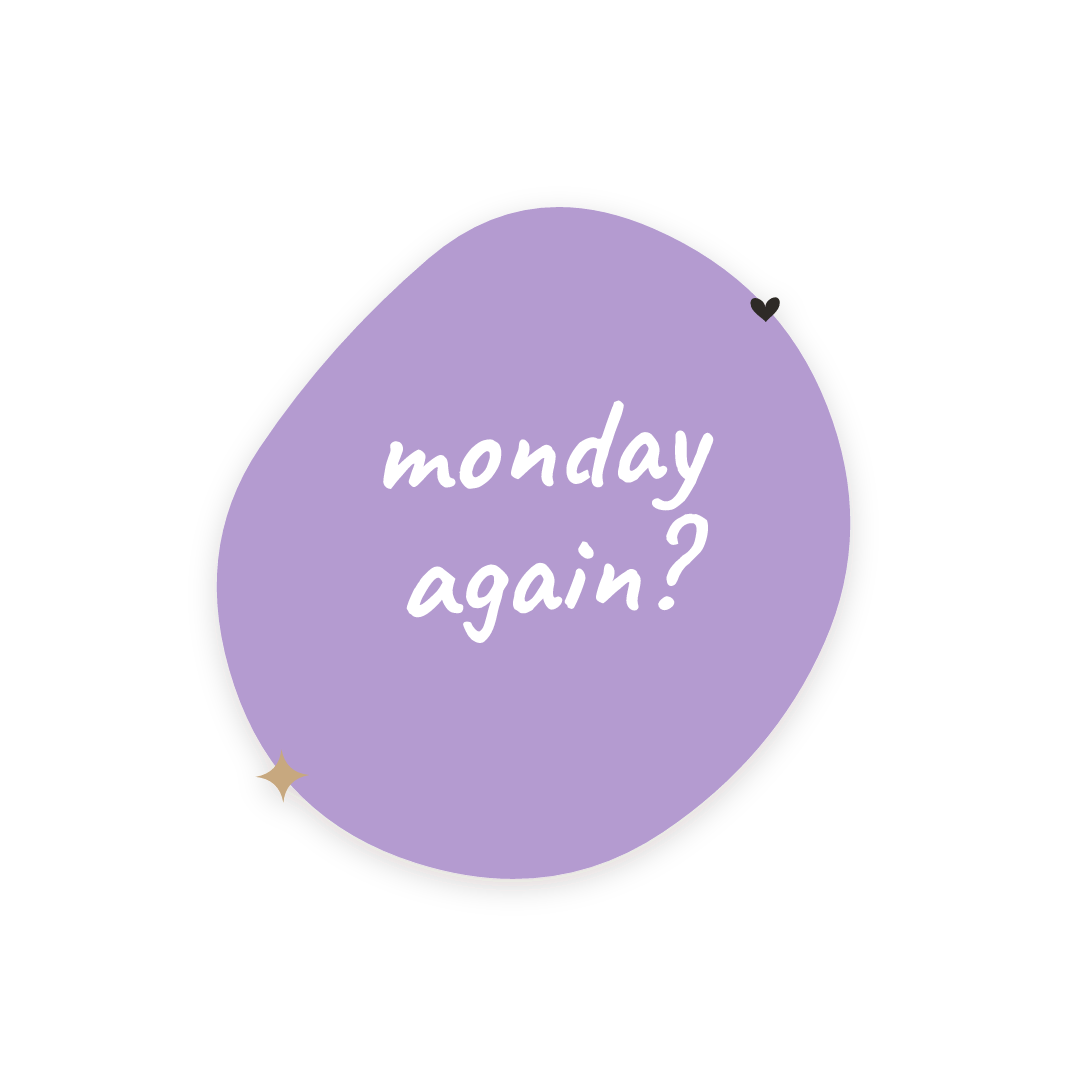 Sticker: monday again?