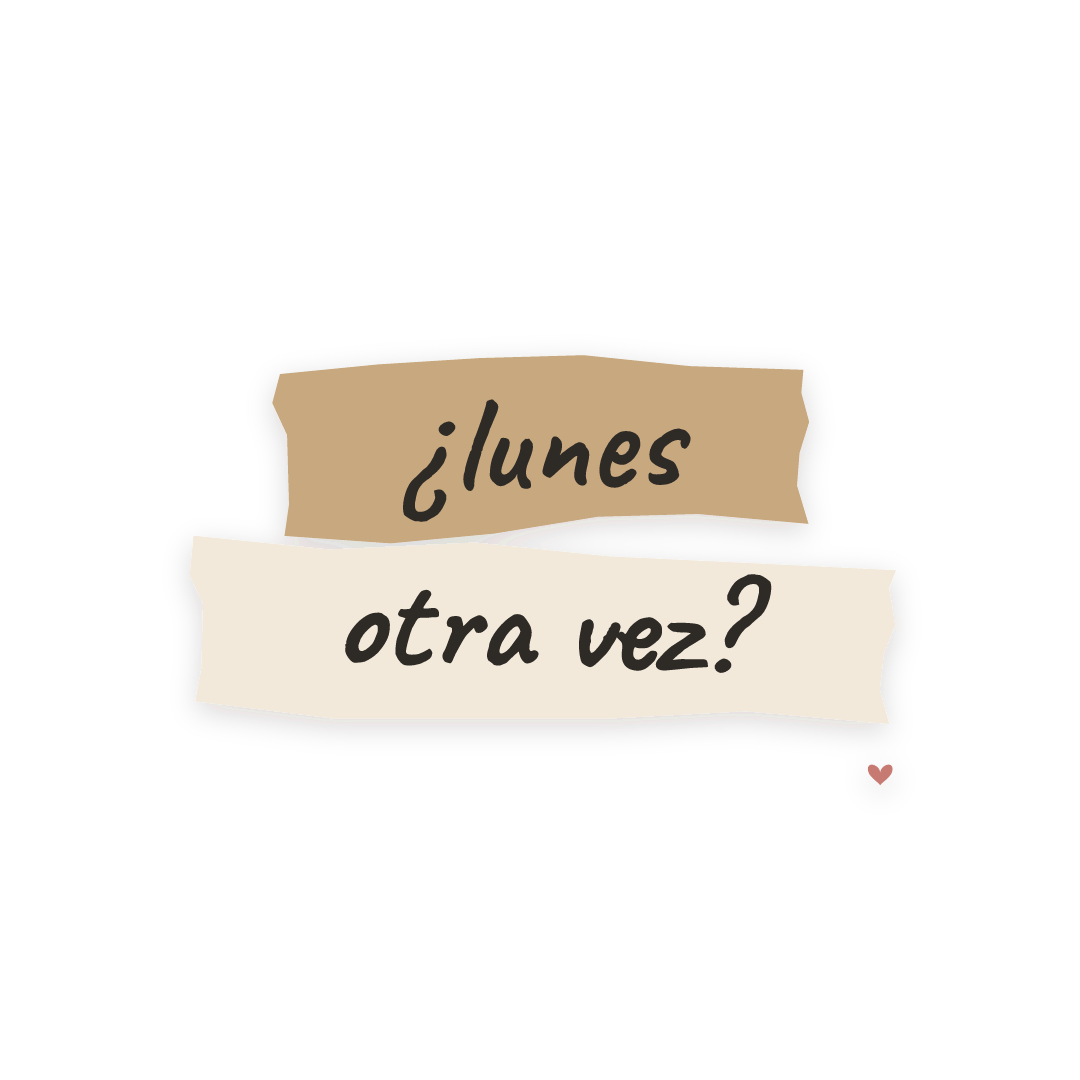 Sticker: ¿lunes otra vez?