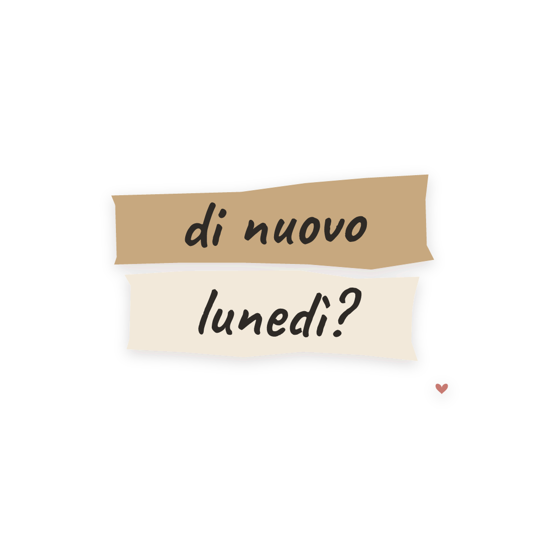 Sticker: di nuovo lunedì?