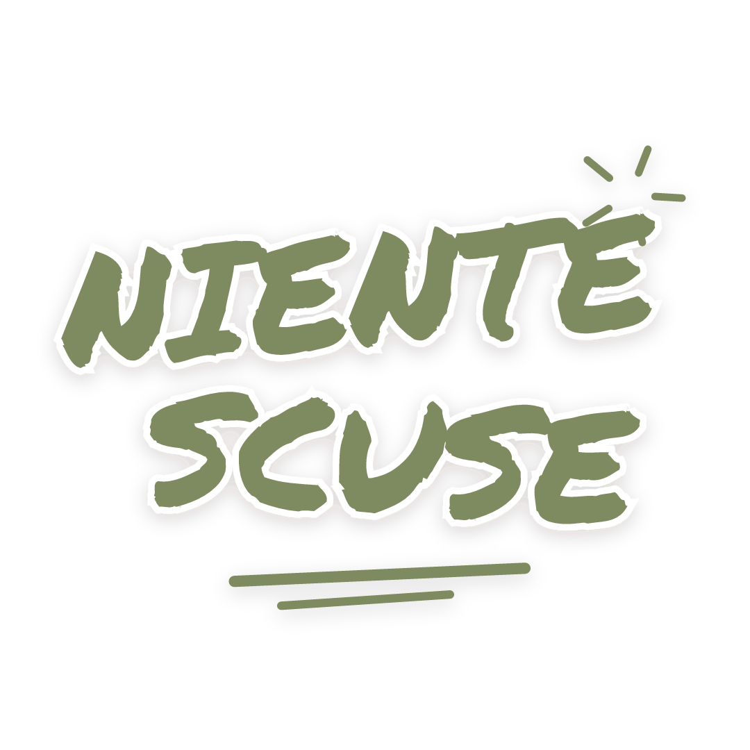 Sticker: niente scuse