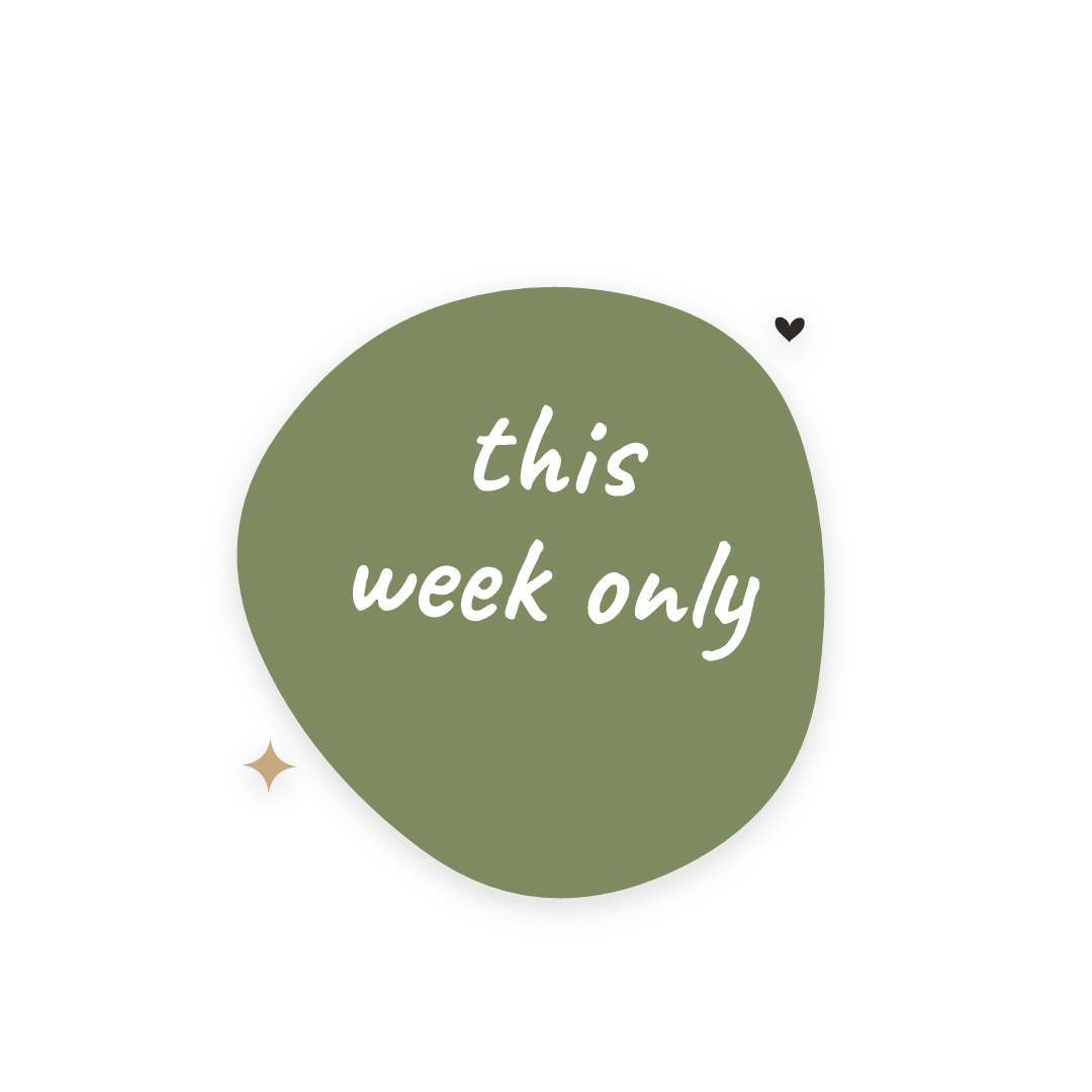 Sticker: this week only