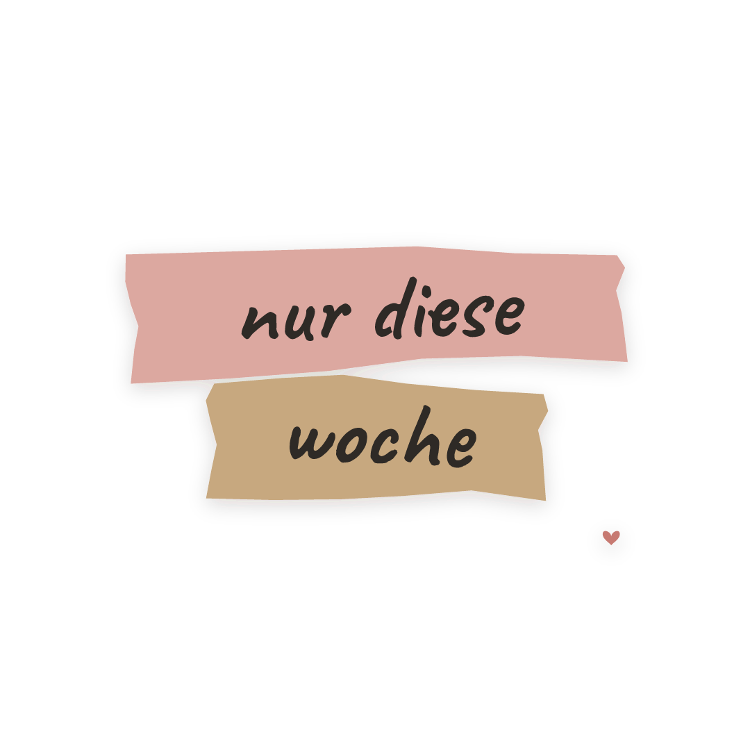 Sticker: nur diese woche