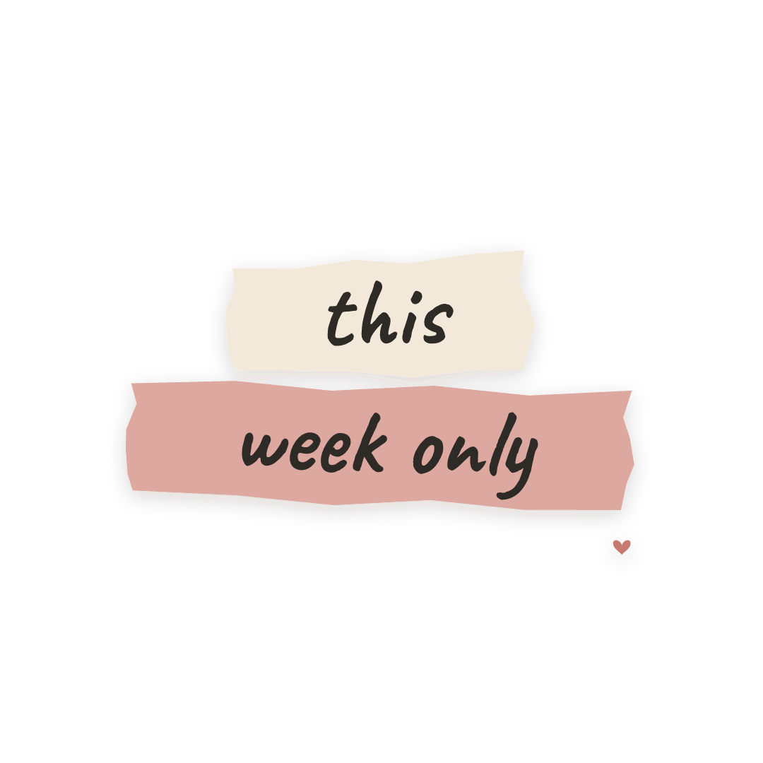 Sticker: this week only