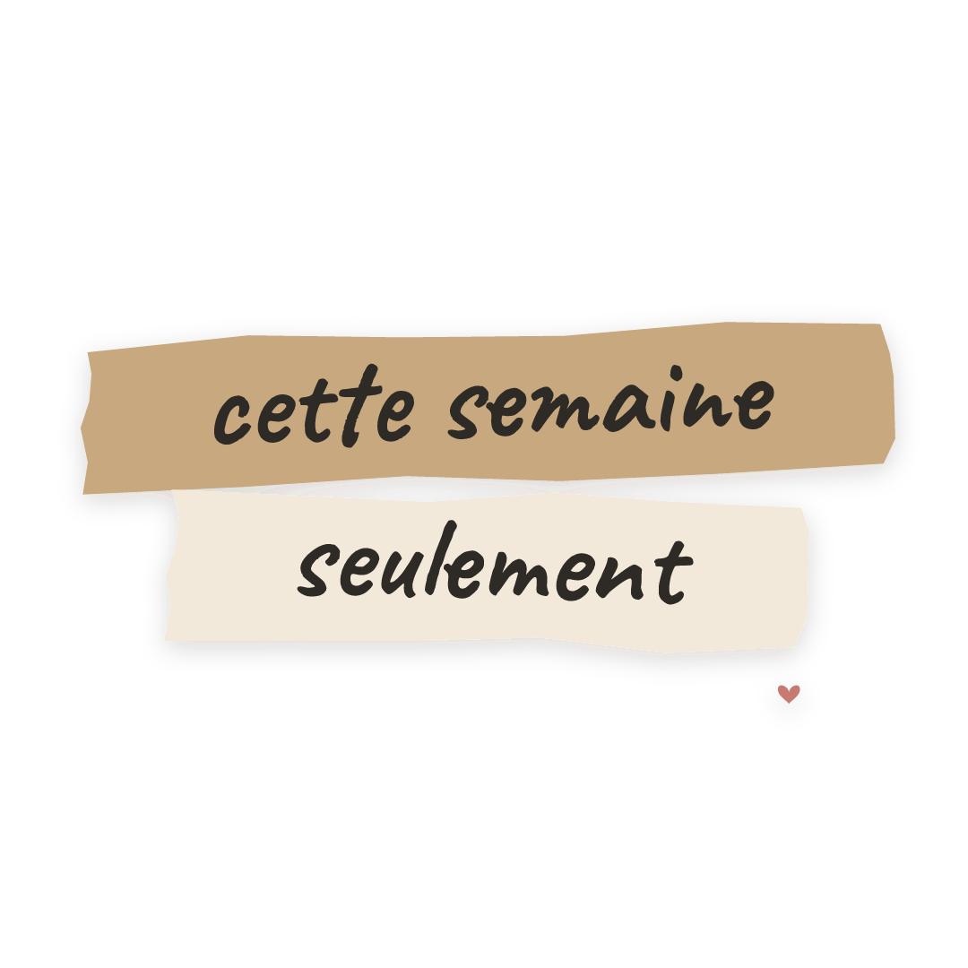 Sticker: cette semaine seulement