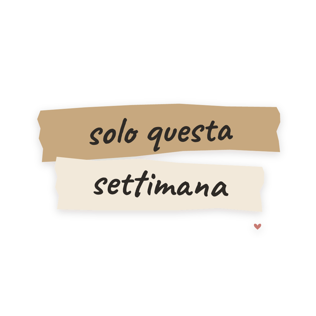 Sticker: solo questa settimana