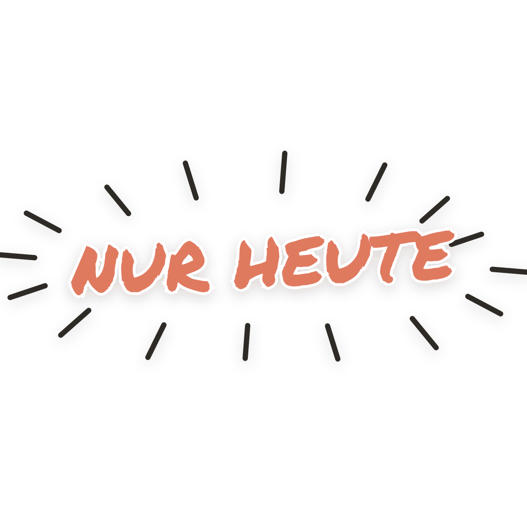 Sticker: nur heute