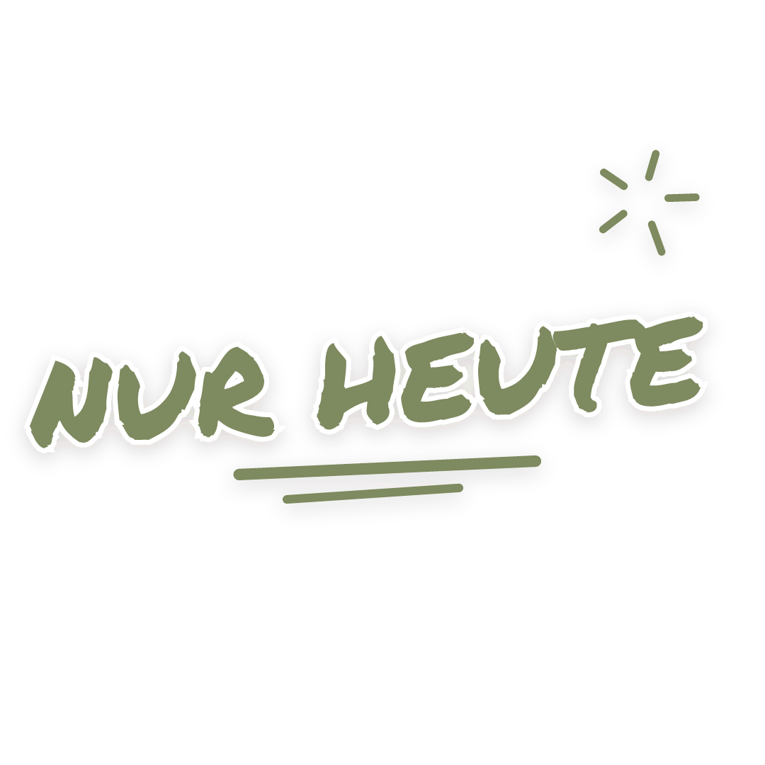 Sticker: nur heute