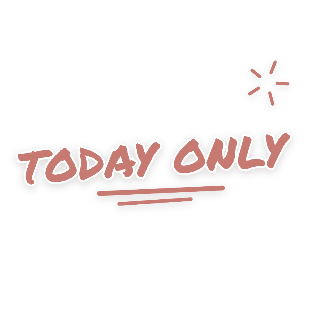 Sticker: today only