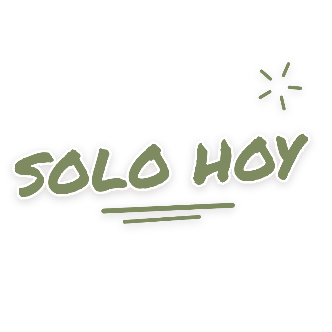 Sticker: solo hoy