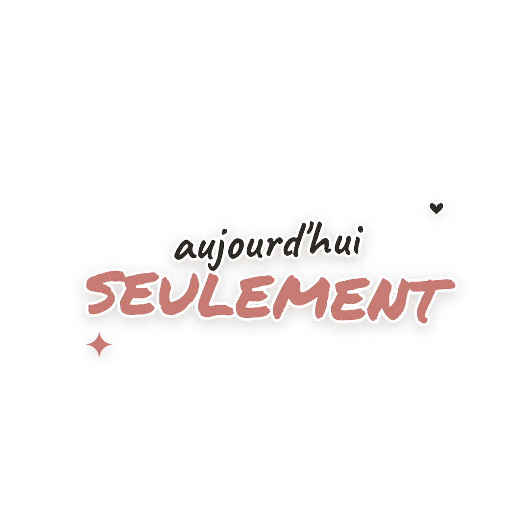 Sticker: aujourd'hui seulement