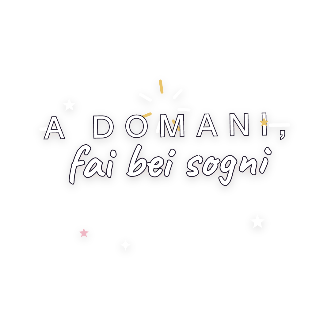 Sticker: a domani, fai bei sogni