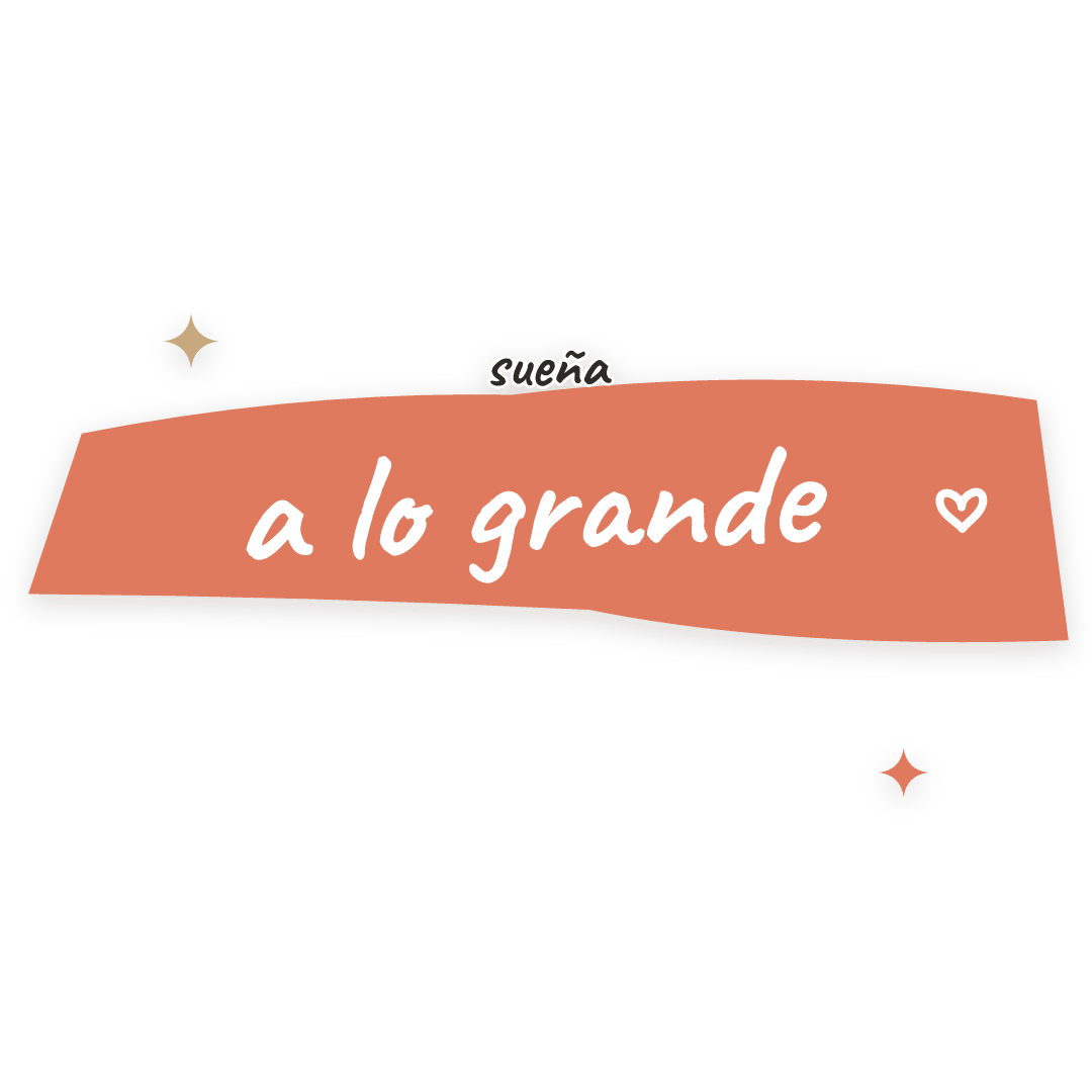 Sticker: sueña a lo grande