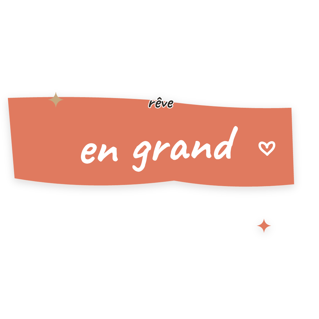 Sticker: rêve en grand