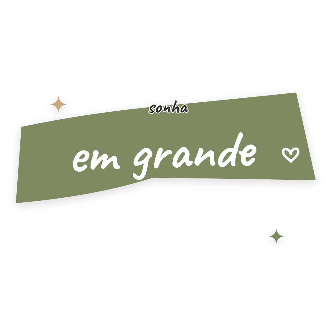 Sticker: sonha em grande