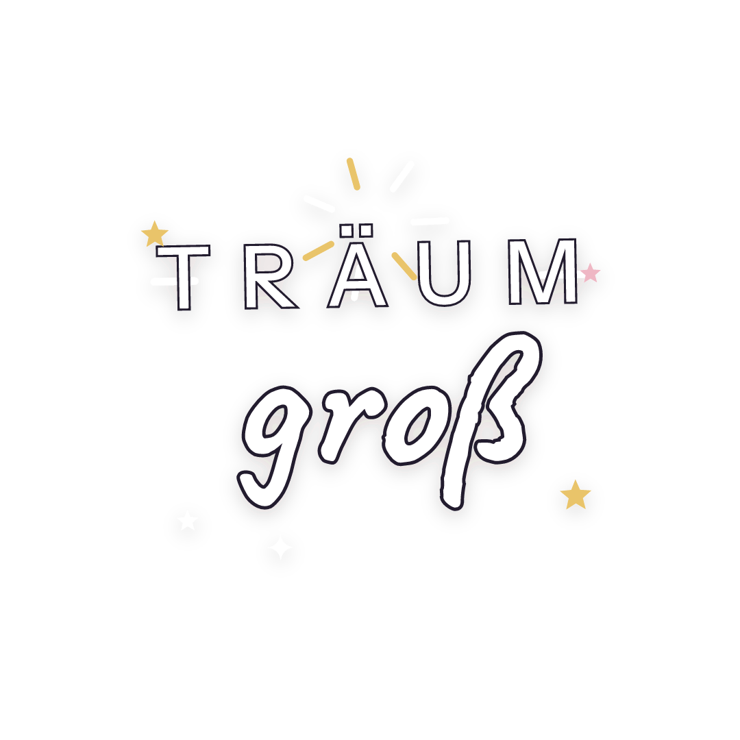 Sticker: träum groß