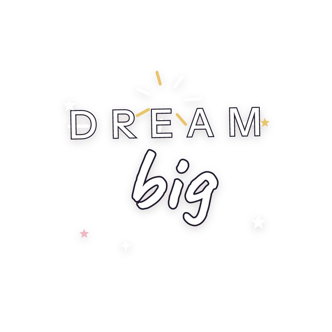 Sticker: dream big