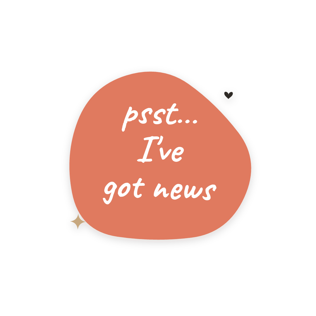 Sticker: psst… I've got news