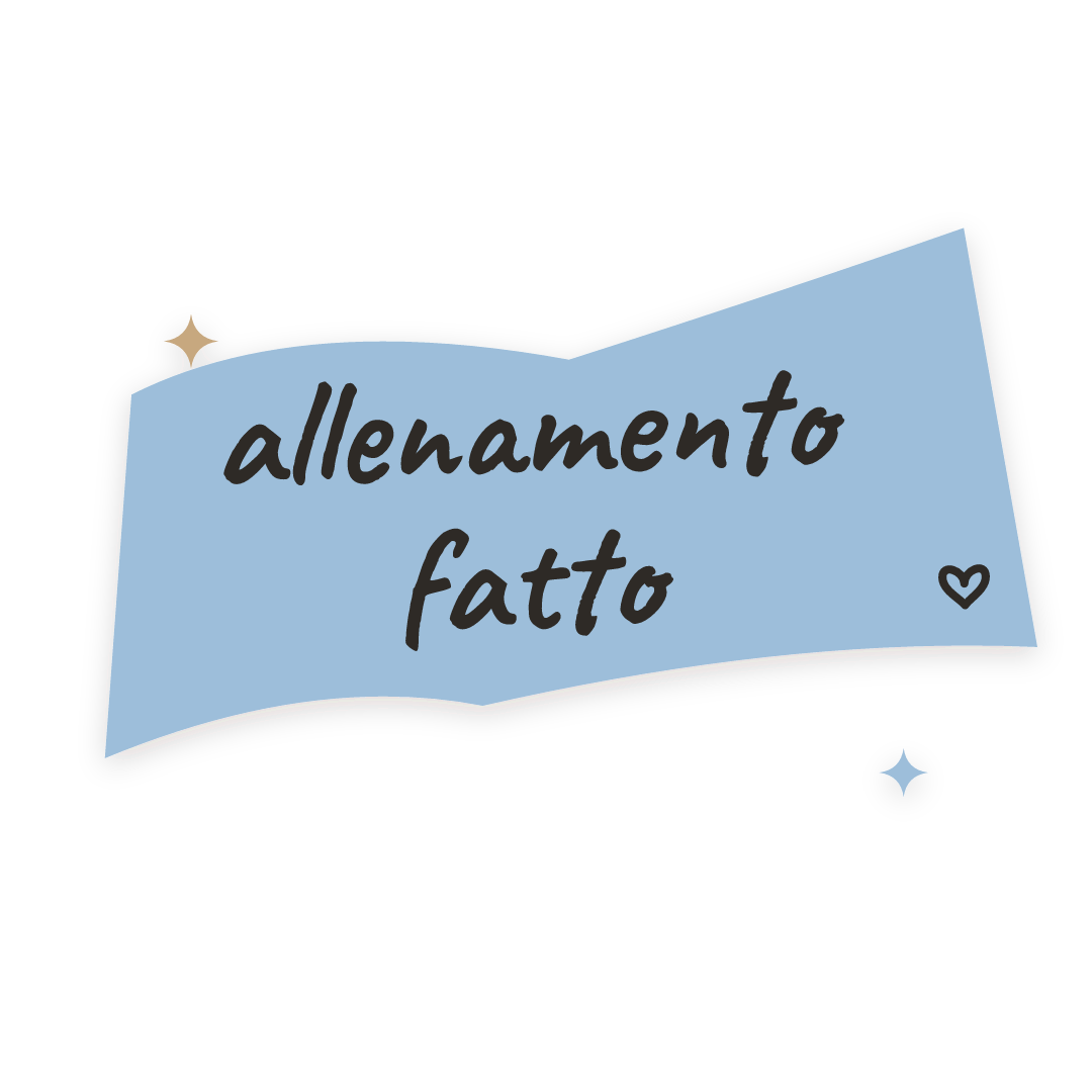 Sticker: allenamento fatto