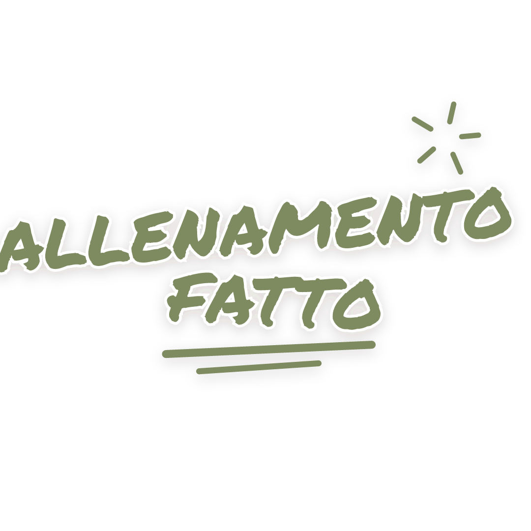 Sticker: allenamento fatto