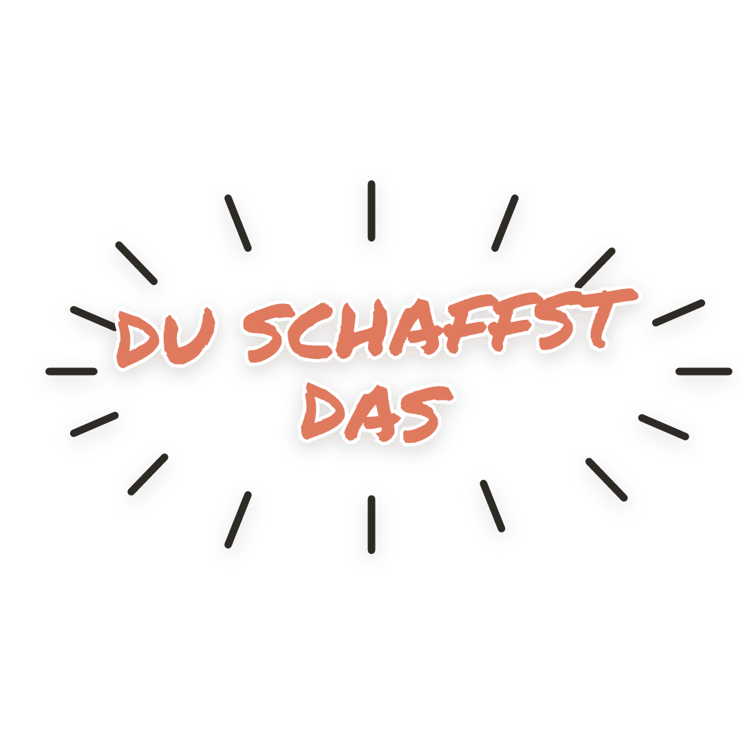 Sticker: du schaffst das