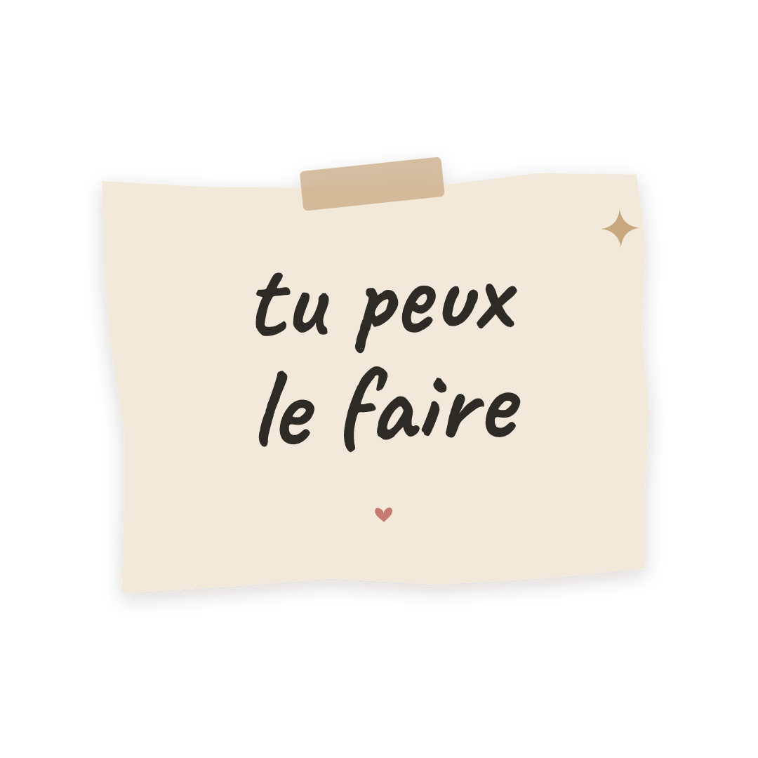 Sticker: tu peux le faire