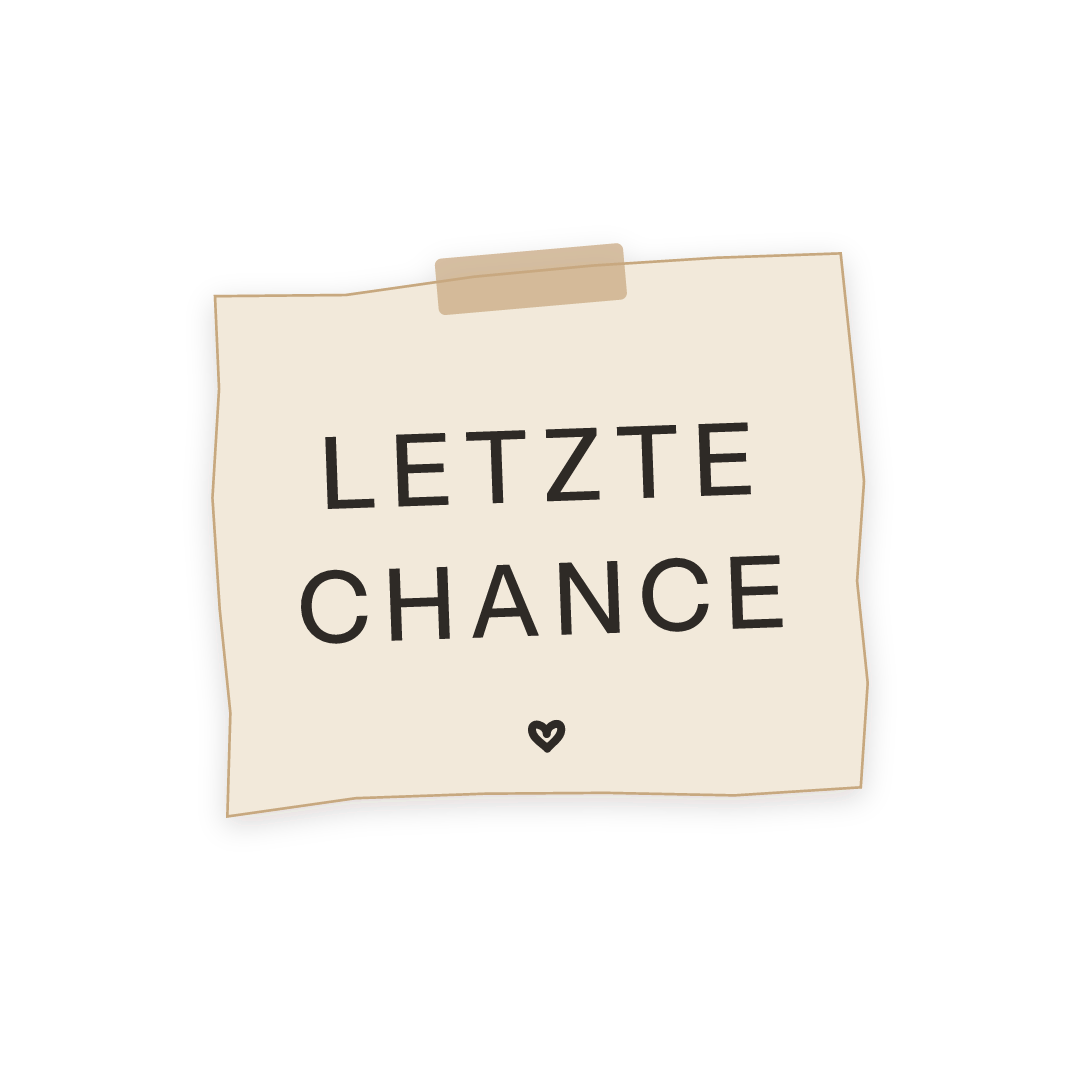 Sticker: letzte chance