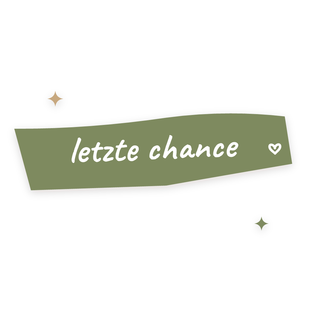Sticker: letzte chance