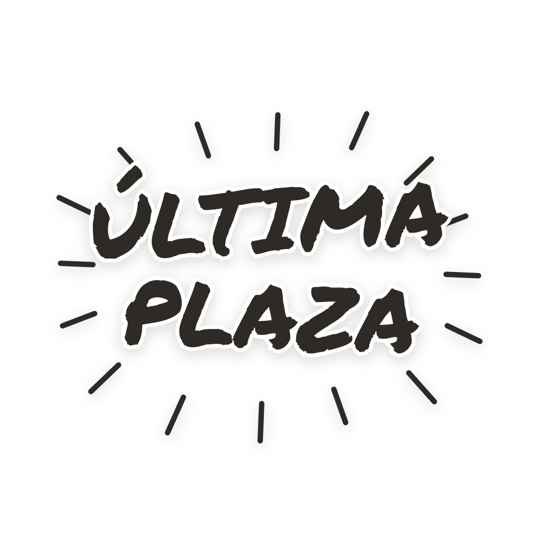 Sticker: última plaza