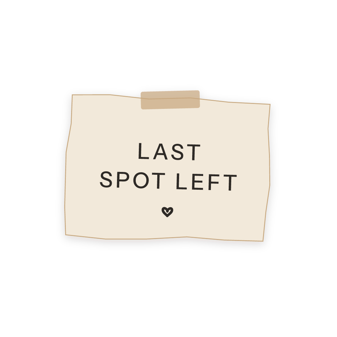 Sticker: last spot left