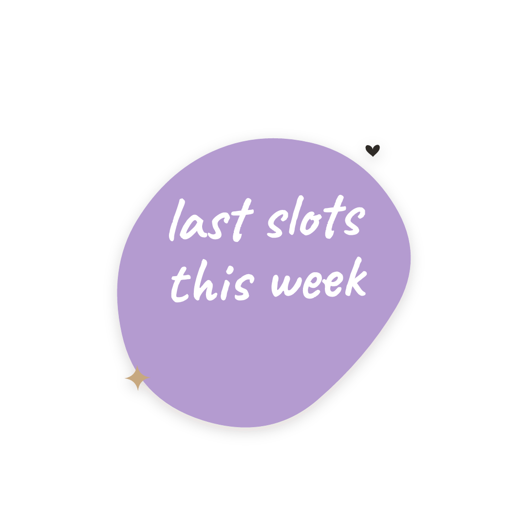 Sticker: last slots this week