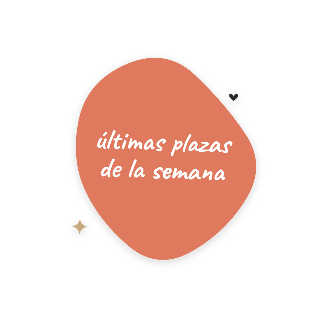 Sticker: últimas plazas de la semana