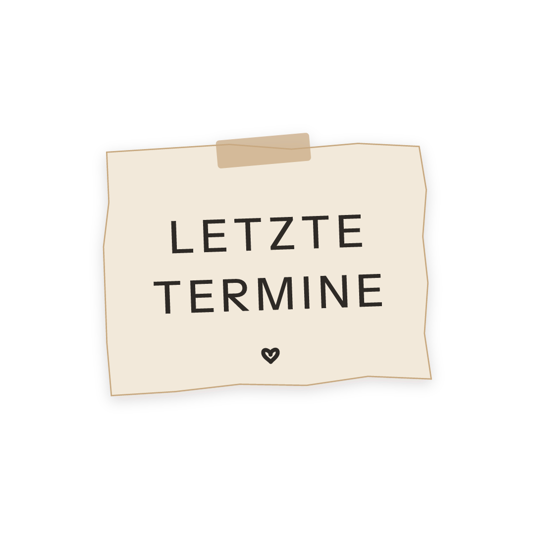 Sticker: letzte termine