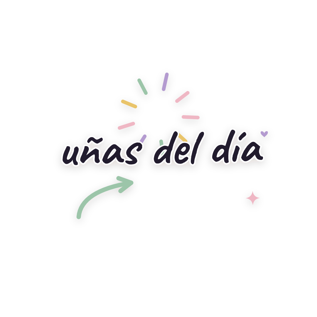 Sticker: uñas del día