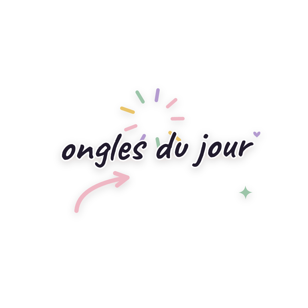 Sticker: ongles du jour