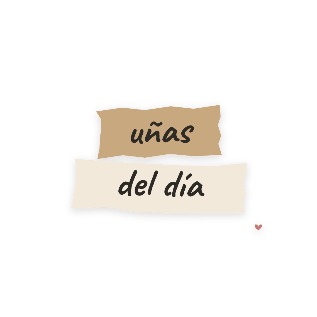 Sticker: uñas del día