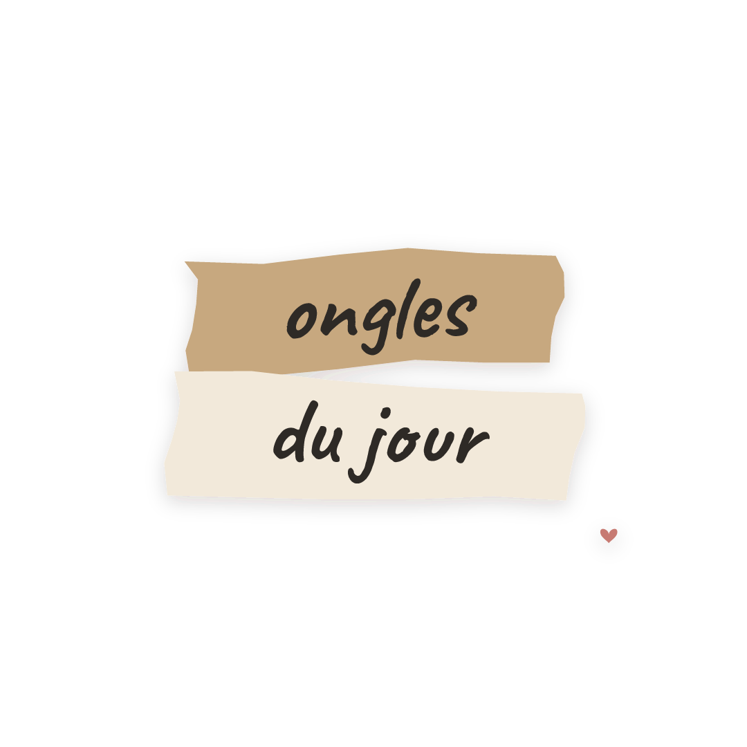 Sticker: ongles du jour