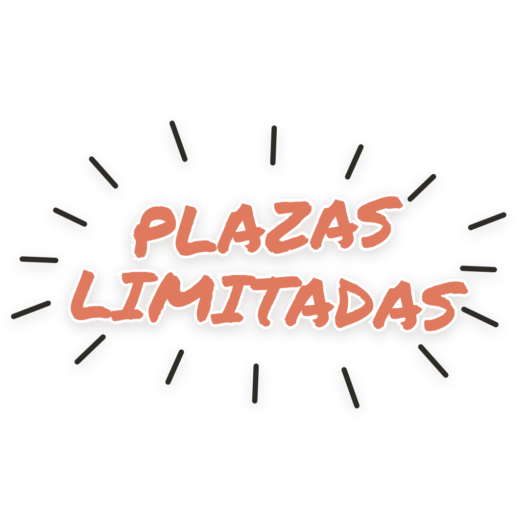 Sticker: plazas limitadas