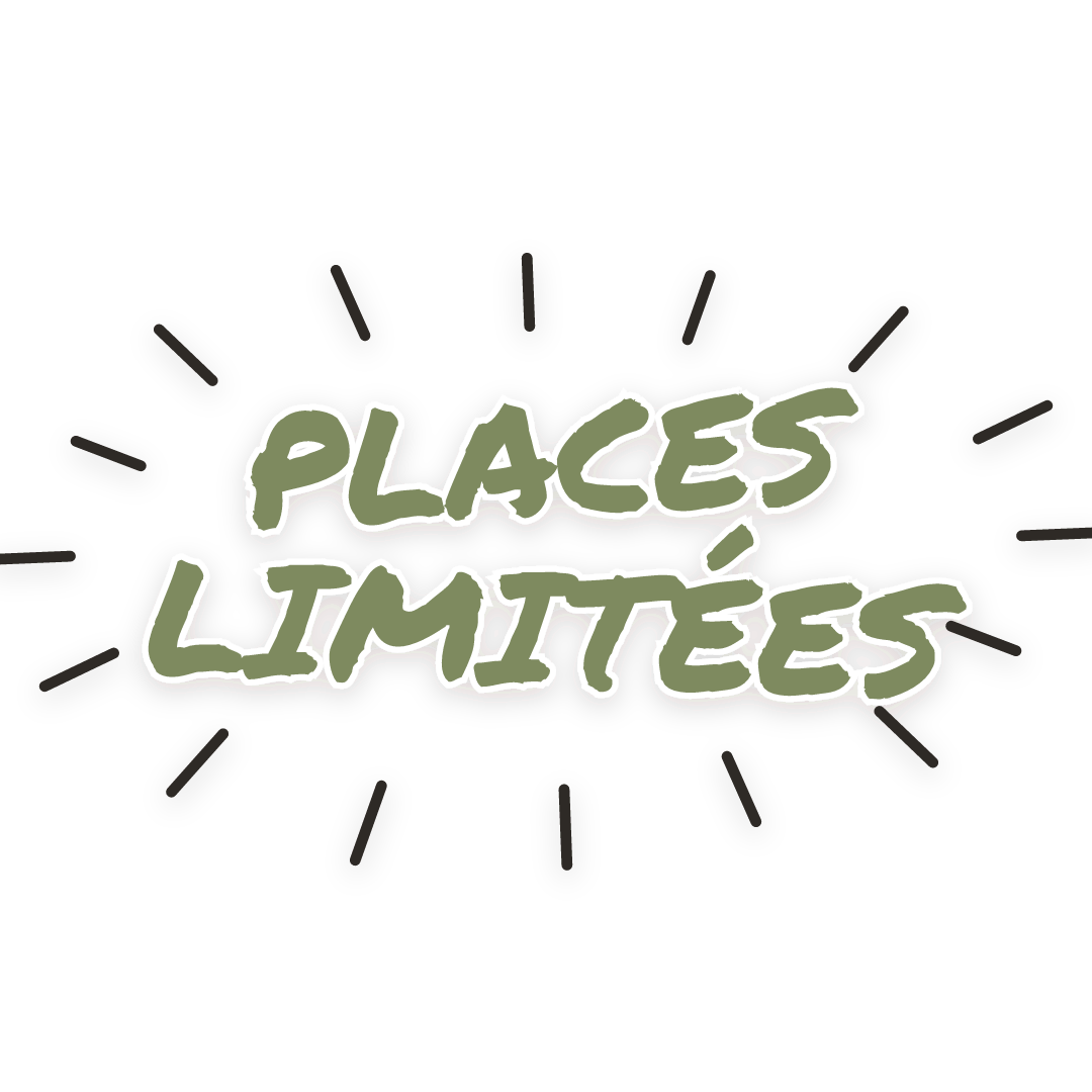 Sticker: places limitées