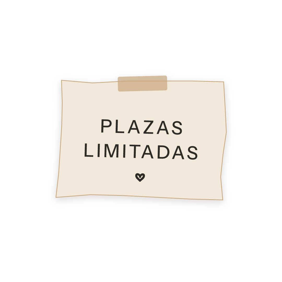 Sticker: plazas limitadas