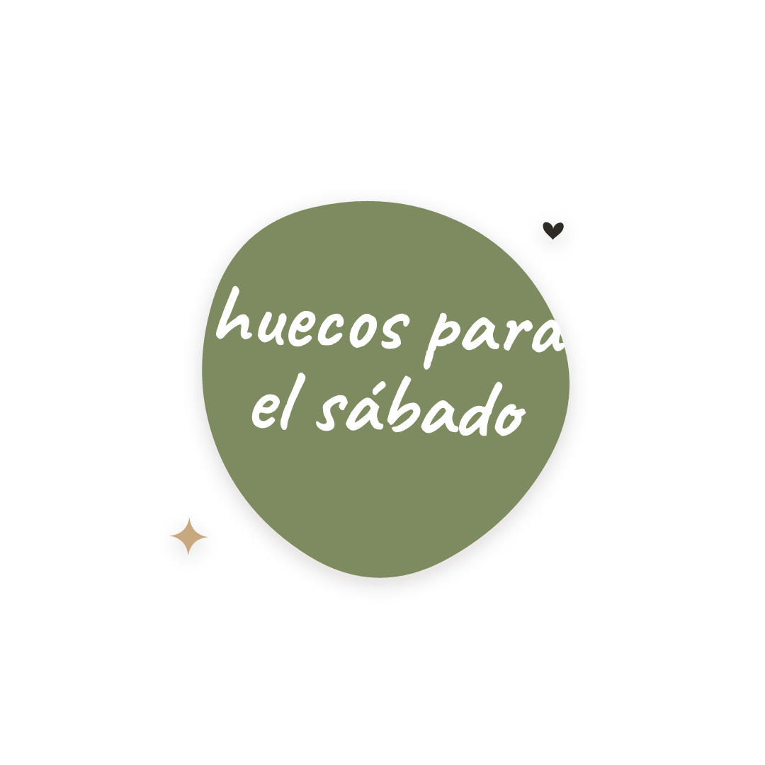 Sticker: huecos para el sábado