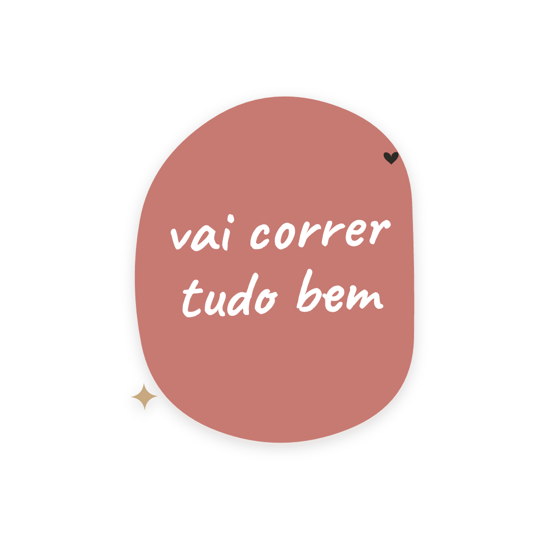 Sticker: vai correr tudo bem