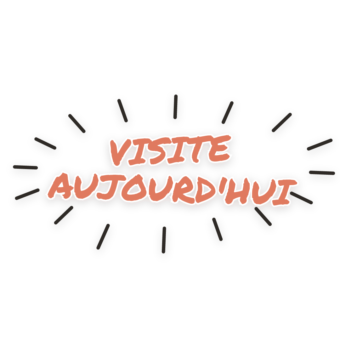 Sticker: visite aujourd'hui